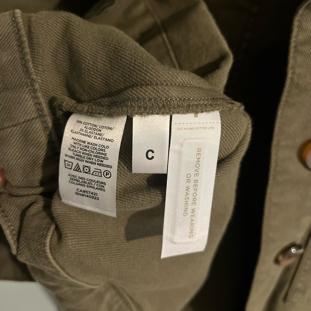 Loft Drawstring Denim Jacket - Picture 7 of 7